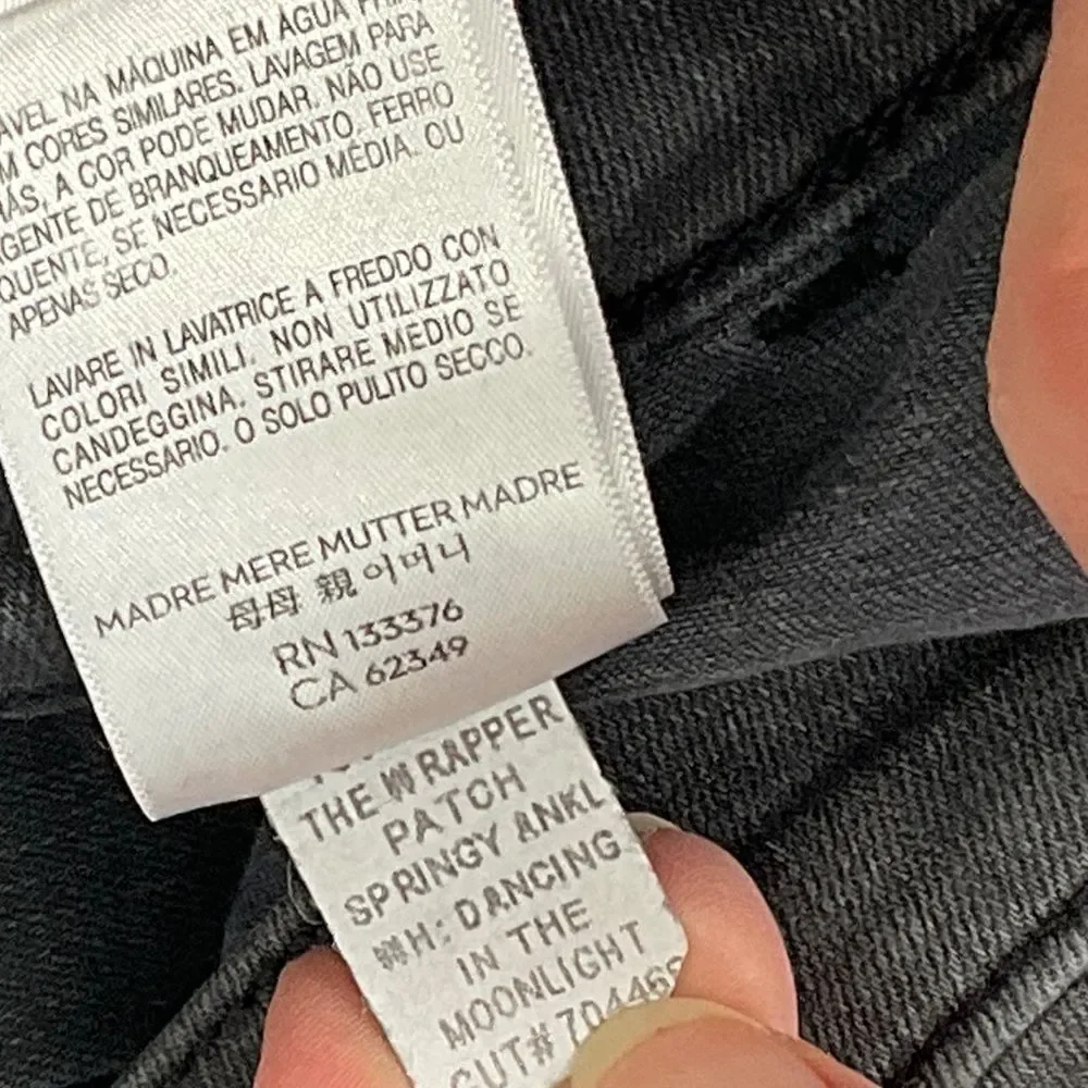 MOTHER The Wrapper Patch Springy Ankle Jeans - Picture 10 of 10